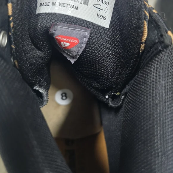 Timberland Men's Black and Tan Boots - Picture 9 of 10